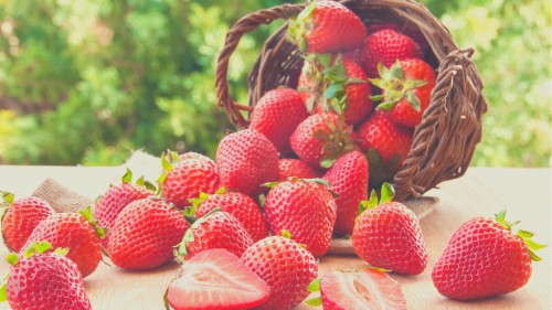 Best Fruits for Rabbits - Strawberries